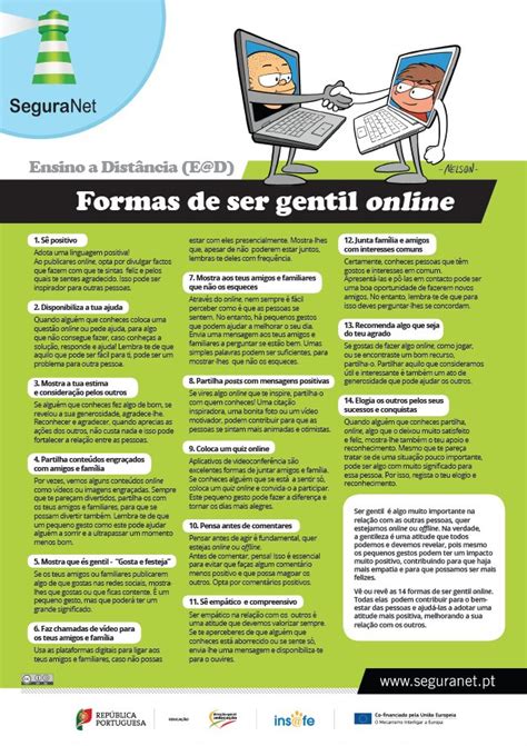 Formas De Ser Gentil Online Seguranet Agrupamento De Escolas