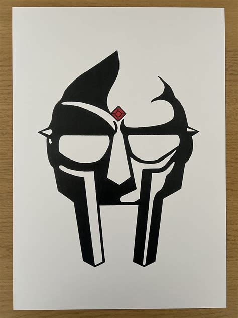 Mf Doom Etsy Mf Doom How To Draw Hands Doom