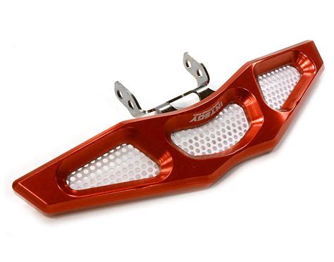 Integy RC Toy Model Hop Ups T5016RED Billet Machined Alloy Front Bumper