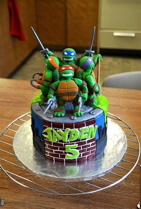 Ninja Turtle Birthday Cake