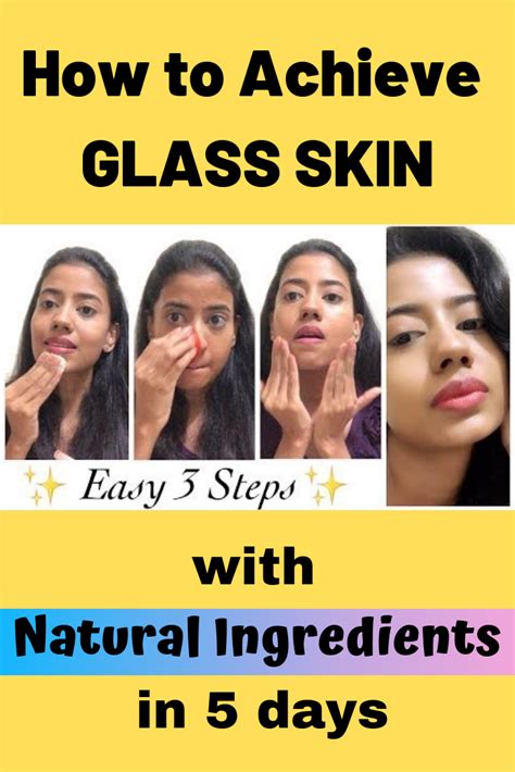 How To Achieve Glass Skin With Natural Ingredients In 5 Days With