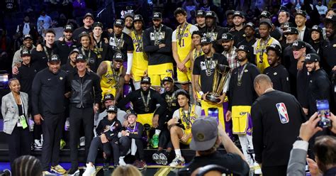 Lakers Win Nbas First Ever In Season Tournament Title