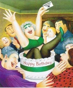 Happy Birthday By Beryl Cook Beryl Cook Beryl Plus Size Art