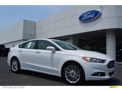 2014 Oxford White Ford Fusion SE EcoBoost 93896500 GTCarLot