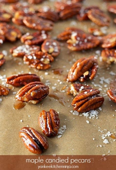 Maple Candied Pecans Yankee Kitchen Ninja