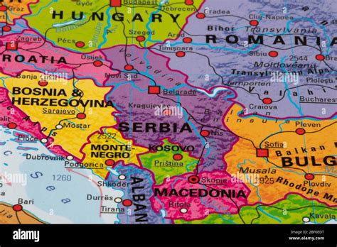 Serbia On The Map Of Europe - Carola Ammamaria