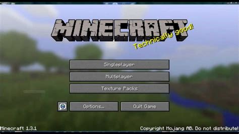 50 Minecraft Main Menu Messages Youtube