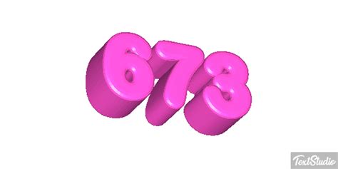 number animated gif logo designs