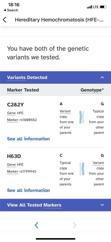 Any Idea On Test Results Rhemochromatosis