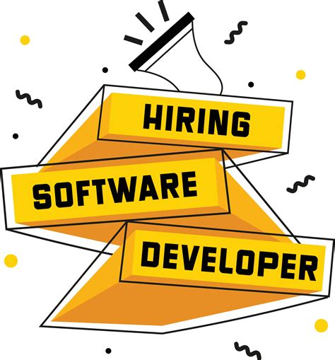 Software Developer Hiring Post Graphic Vector Art At Vecteezy