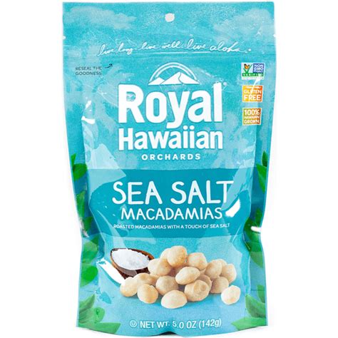 Royal Hawaiian Orchards Macadamias Sea Salt Oz Shop Valli