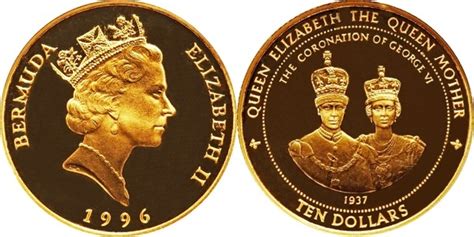 Dollars Elizabeth Ii Coronation Bermuda Numista