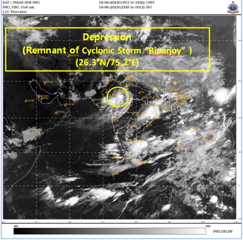 India Meteorological Department On Twitter The Depression Remnant Of