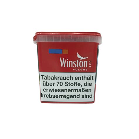 Winston Red Rot Volumentabak Giant Box 3x 220g 1000 King Size Hülsen