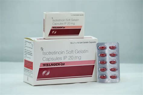 Welnoine 20mg Isotretinoin Soft Gelatin Capsules Ip At Rs 1900 Stripe