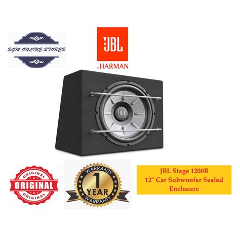 Jbl Stage B Inch Car Audio Subwoofer Sealed Enclosure Shopee