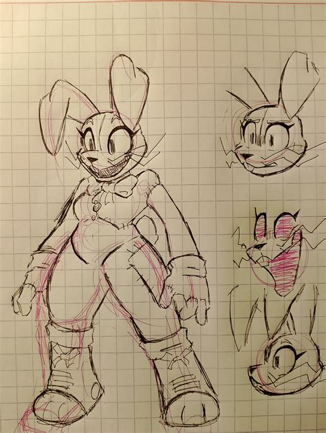Vanny Redesign By Vanspring On Newgrounds