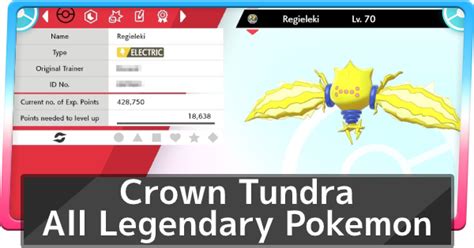 Crown Tundra Legendary Pokemon List How To Get Pokemon Sword Shield