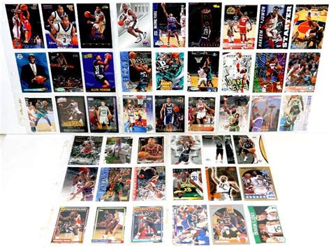 Vintage BASKETBALL CARDS COLLECTION - All Basketball Stars - 45 Cards ...