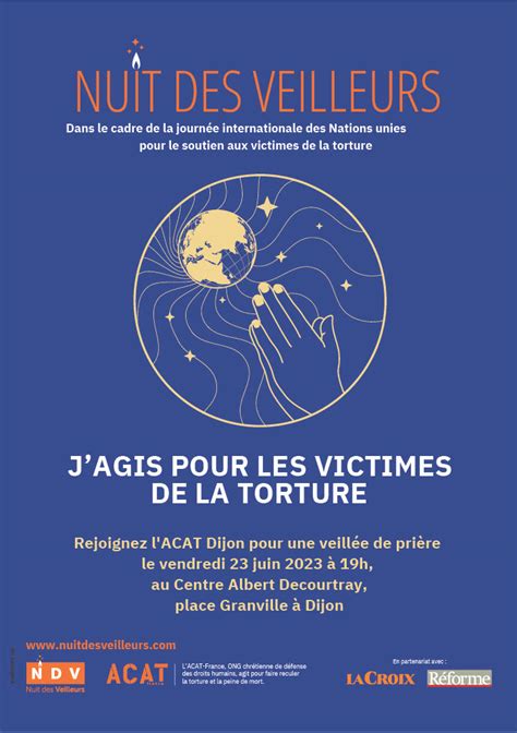 Nuit des Veilleurs 2023 à Dijon Diocèse de Dijon