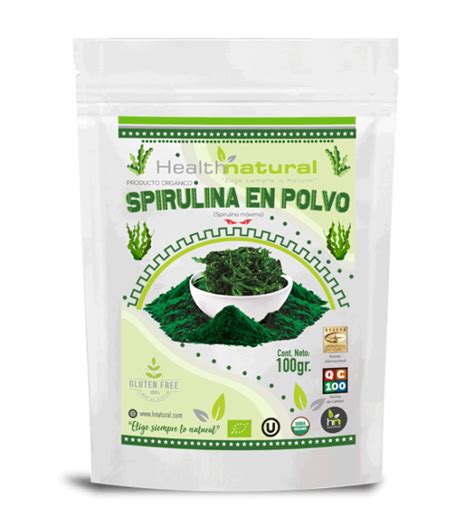 Spirulina En Polvo 100 Gr Damaspe