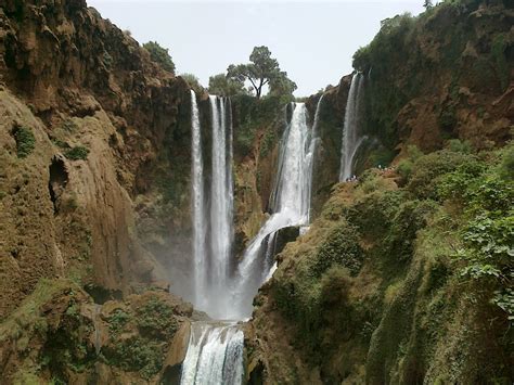 Paysages et Coins à visiter au Maroc Cascades Ouzoud