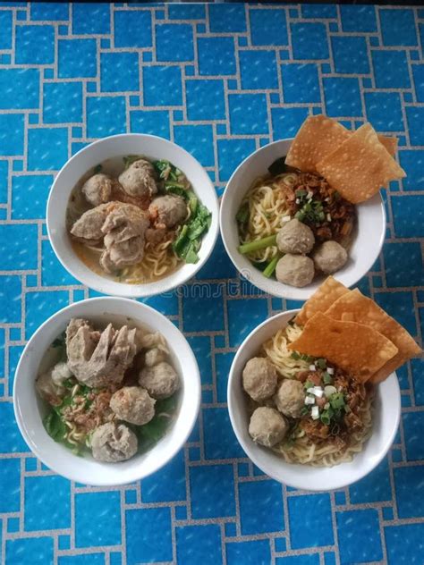 Bakso stock photo. Image of rice, yellow, served, bakso - 262251588