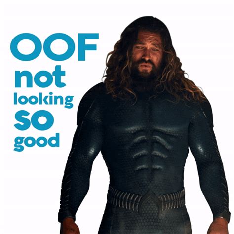 Oof Aquaman Sticker – Oof Aquaman Arthur curry – discover and share GIFs