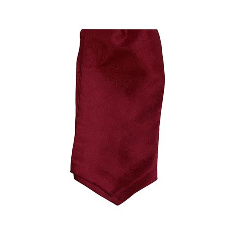 Paisley Ascot Burgundy