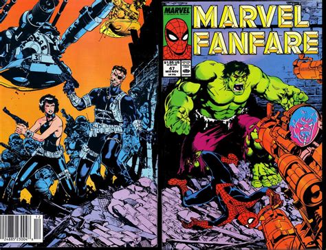 The Dork Review Rob S Room Wraparound Covers Of Marvel Fanfare