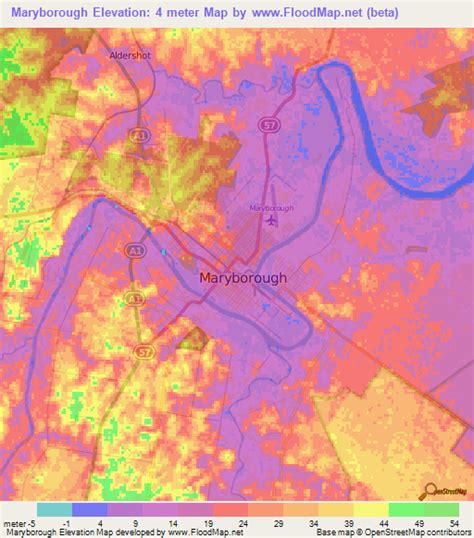 Elevation of Maryborough,Australia Elevation Map, Topography, Contour