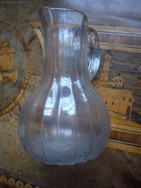 Antiques Atlas Late Georgian Mould Blown Glass Water Jug