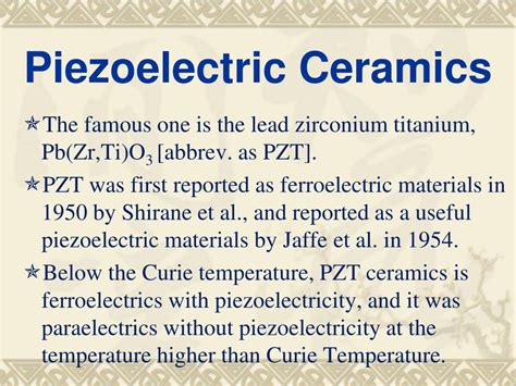 PPT - Piezoelectric Ceramics PowerPoint Presentation, free download - ID:5598129