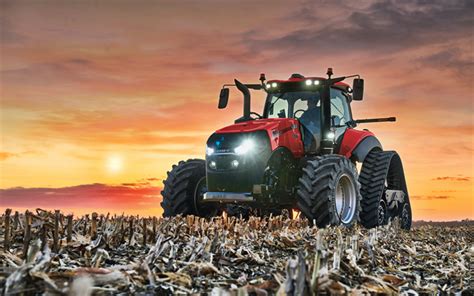 Download wallpapers Case IH Magnum 340, 4k, harvest, 2019 tractors, agricultural machinery, HDR ...