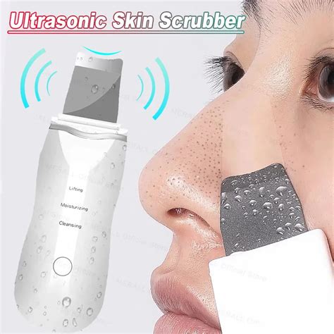 Ultrasonik Cilt Scrubber Soyma Siyah Nokta Remover Derin Y Z Temizleme