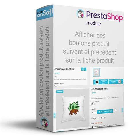 Module Prestashop produit suivant précédent fiche produit