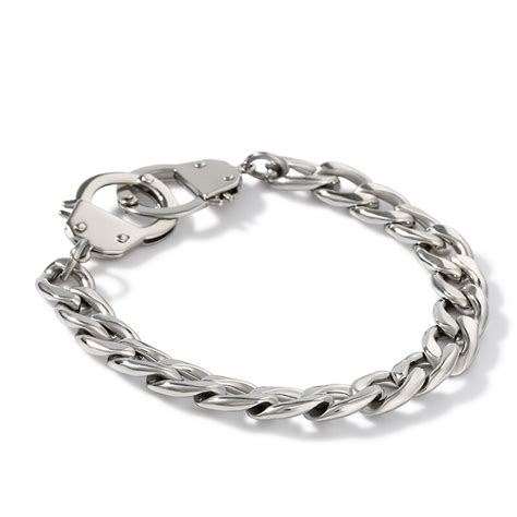 Jeulia Handcuff Design Stainless Steel Men S Bracelet Jeulia Za