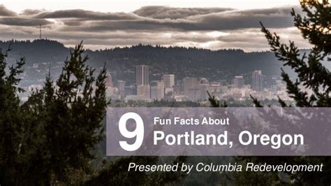 9 Fun Facts About Portland Oregon