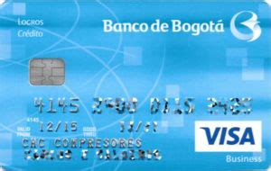 Tarjeta De Banco Tarjeta De Cr Dito Logros Banco De Bogot Banco De