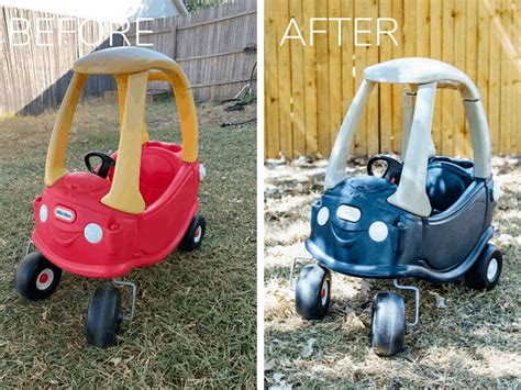 Our Little Tikes Cozy Coupe Makeover – Love & Renovations