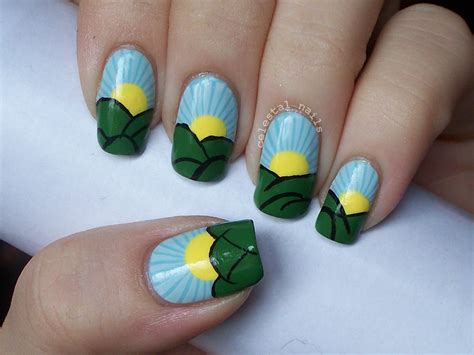 Sunny Days Nail Art Celestal Nails