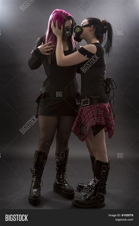 Goth Kiss Image Photo Free Trial Bigstock