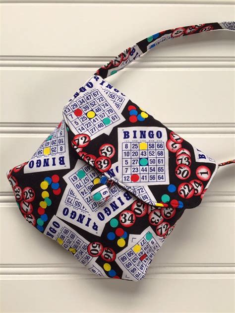 Bingo Card Handbag For Woman Bingo Bag Small Tote Bag Etsy