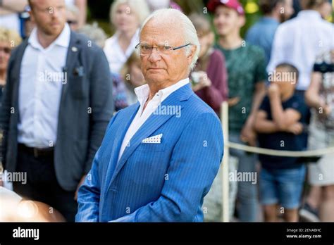 King Carl Gustav During The Festivities For The Crown Princess Her 42nd