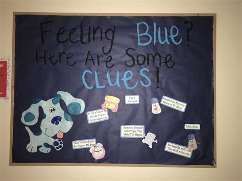 Res Life Bulletin Board Winter Blues Res Life Bulletin Boards Ra