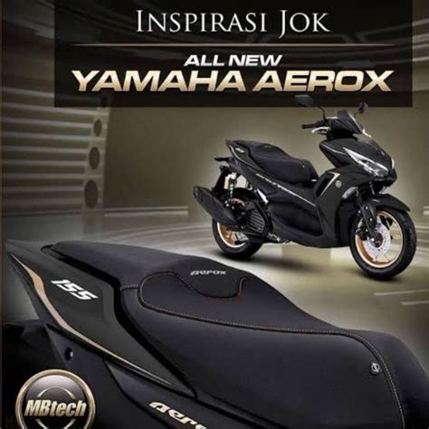 Jual Jok Motor Aerox Conected Aerox Old Pendek Kulit Mbtech