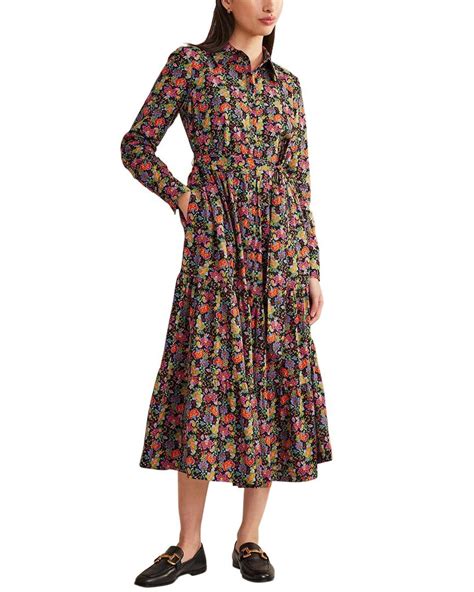 Buy Boden Tiered Maxi Shirt Dress Nocolor At 65 Off Editorialist