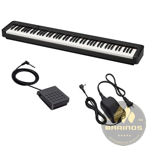 Piano CASIO Stage Digital CDP S150 BK Marinos Music Sua Loja De