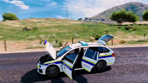 Skoda Octavia Caravan Slovenian Police Gta V Mod K Fps Gtx Ti