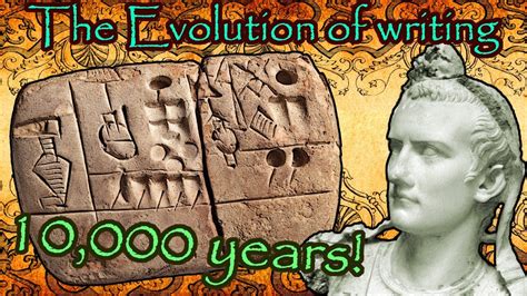 The Evolution Of Writing 8000 Bc To 2017 Youtube